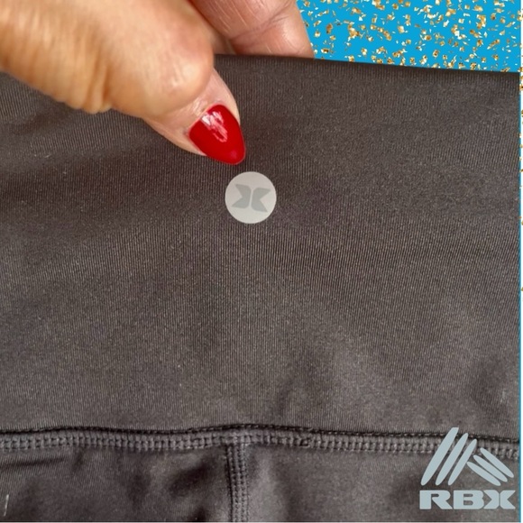 RBX Jet Black Performance Leggings - Picture 5 of 9